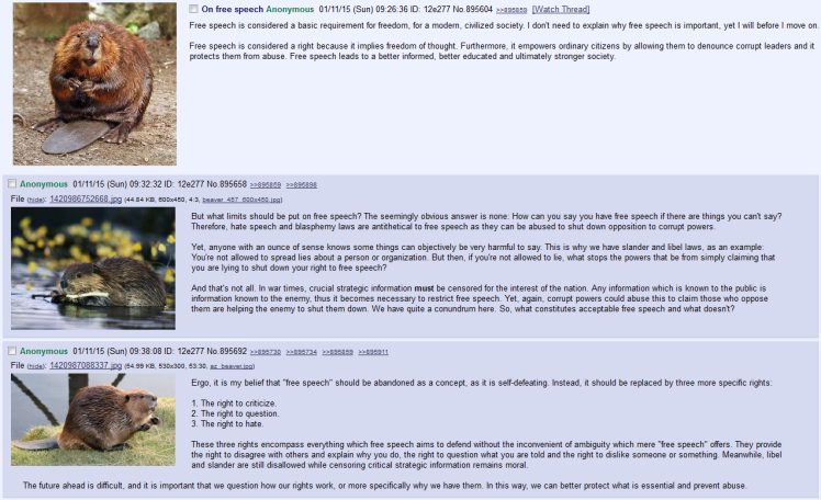 beaver 3 free speech